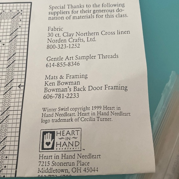 Winter snowman cross stitch kit. New. Sealed. - Picture 4 of 4